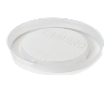 Cambro CLDHB9190 Disposable Lid, Clear, Fits Dinex Heritage 9‑Oz Bowl, Made in USA - 1000/Case