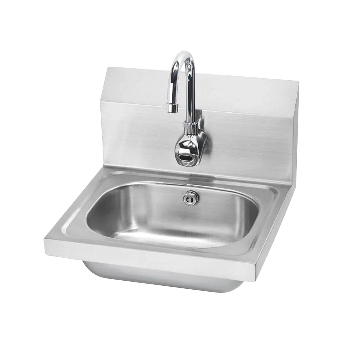 Krowne HS-11 15" Wall Mounted Hand Sink with e-Faucet - 20 gauge