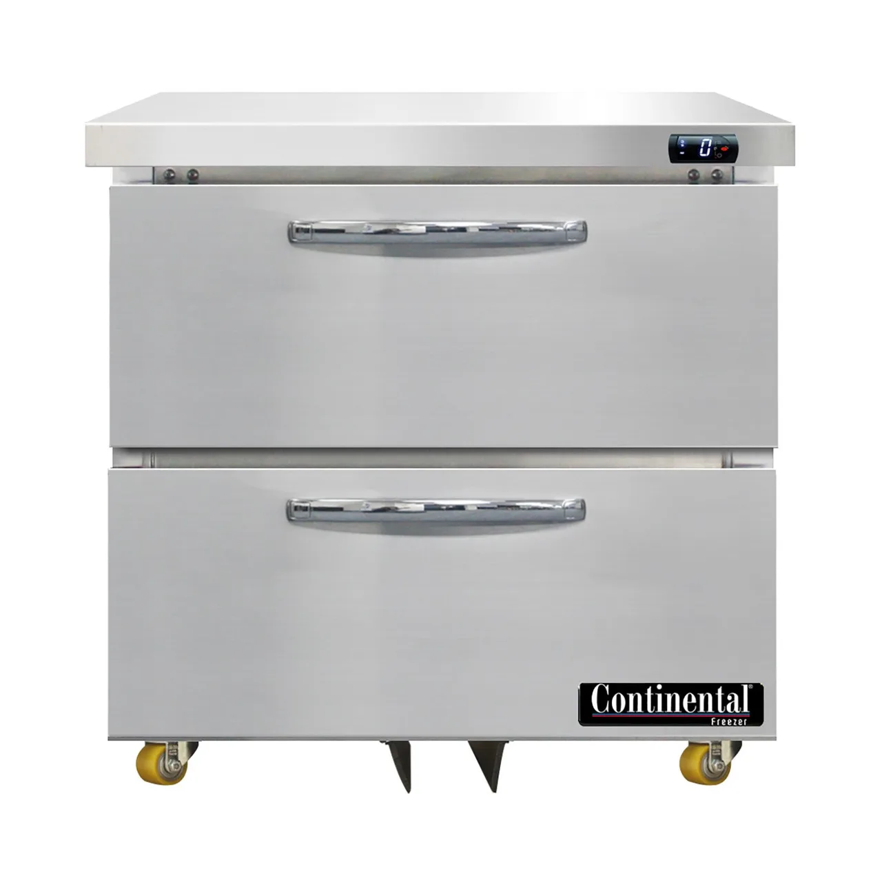 Continental Refrigerator SWF32N-U-D 32" 1-Section Undercounter Freezer w/ 2 Drawers, 7.4 cu. ft.