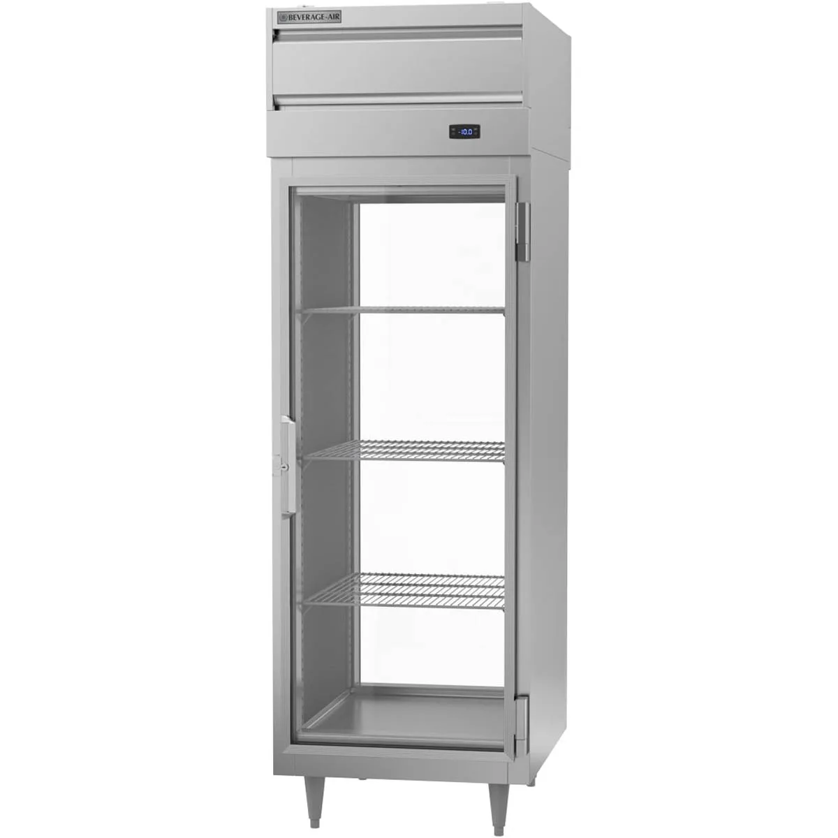 Beverage Air PFD1HC-1BG 27" One Section Pass-Thru Freezer w/ 2 Glass Full Doors, 23 cu. ft.