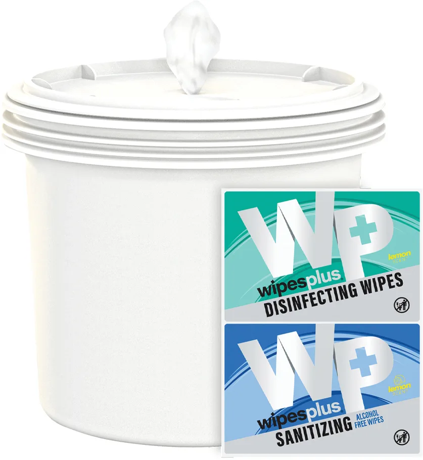 Carlisle 38003 WipesPlus® Empty Bucket, round, with lid