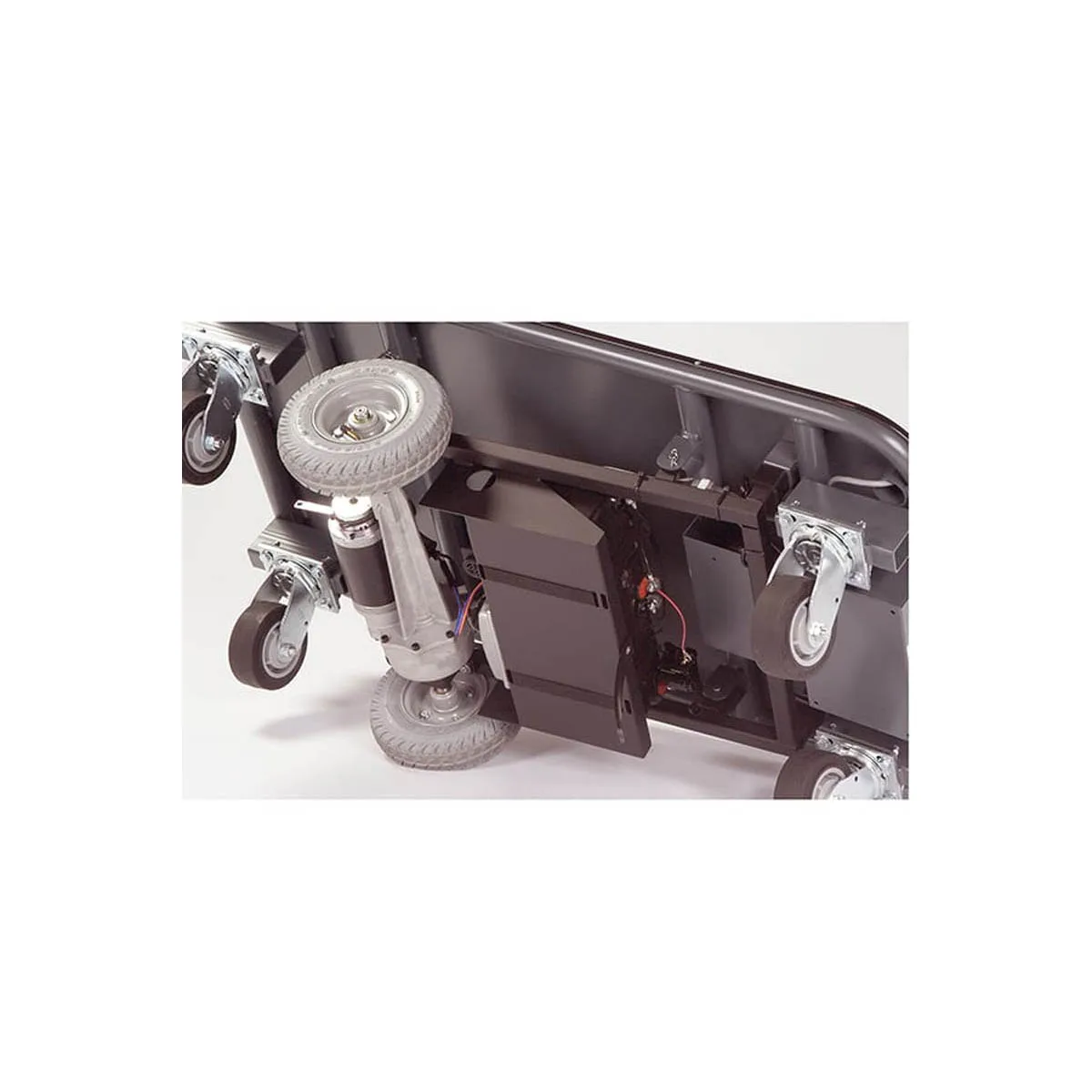 Lakeside 8165 Ergo-One Plus Power Platform Truck, 1500 lbs, 27x41, Steel Frame & Deck, 24V Motor
