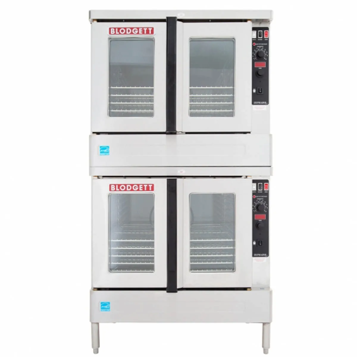 Blodgett ZEPH-100-E DBL Zephaire Double Deck Full Size Electric Convection Oven w/ Standard Depth