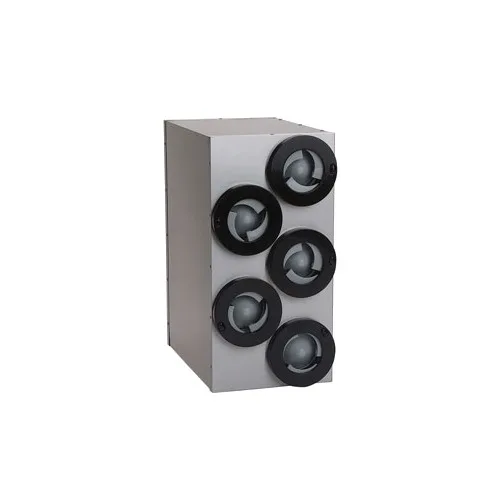 Antunes DACS-50 In-Counter Dial-A-Cup Dispenser with Five DAC-10 Components