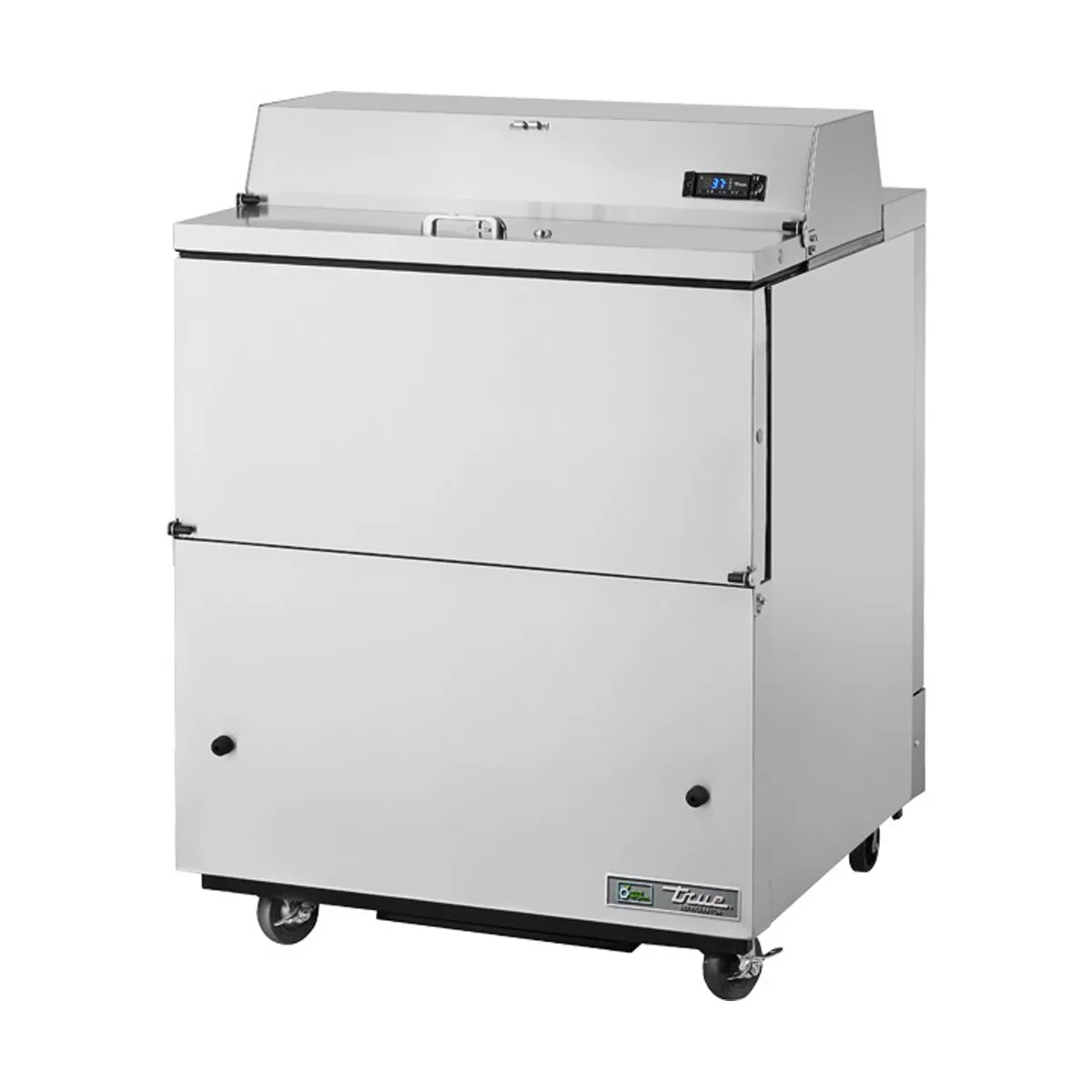 True TMC-34-S-HC 34" Single Sided Milk Cooler, Forced Air, 8 Crates Capacity
