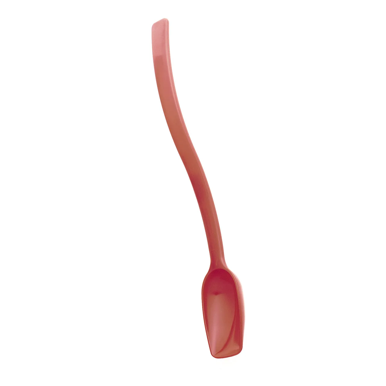Cambro SPO10CW404 - Red Poly Serving Spoon, 10" Length, 3/4 oz, Hanging Hole, NSF