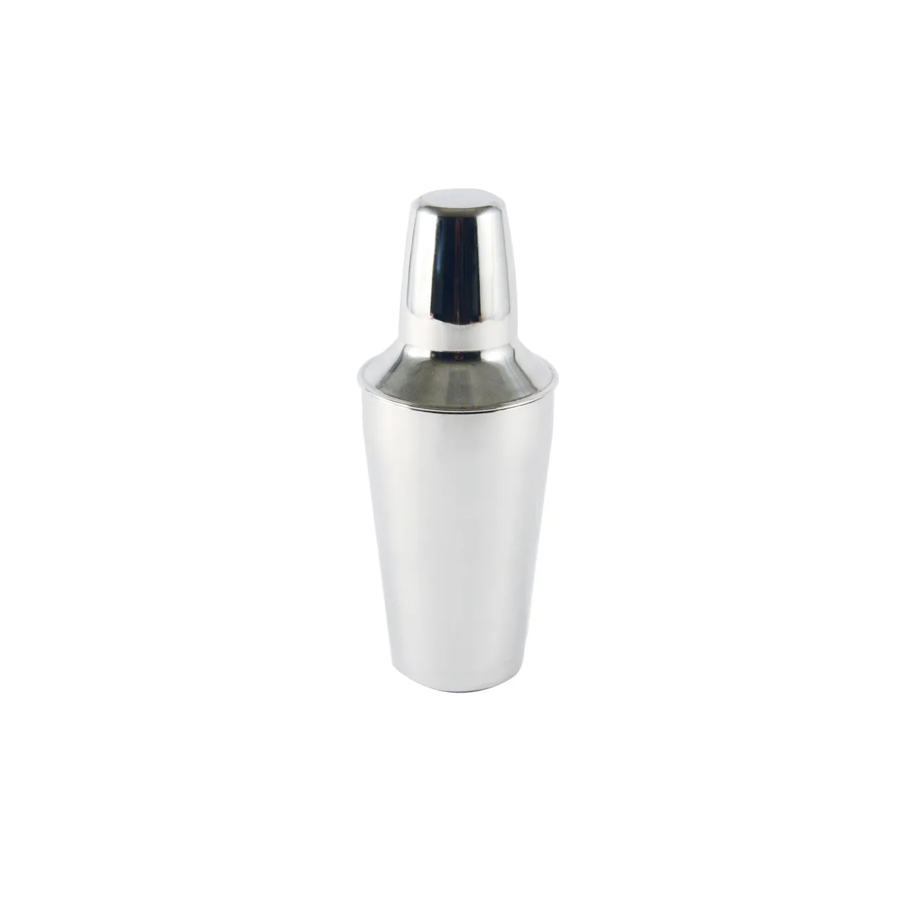 CAC China SCSK-16 Cobbler Shaker, 16 oz, 3-Piece Set with Built-In Strainer, Stainless Steel