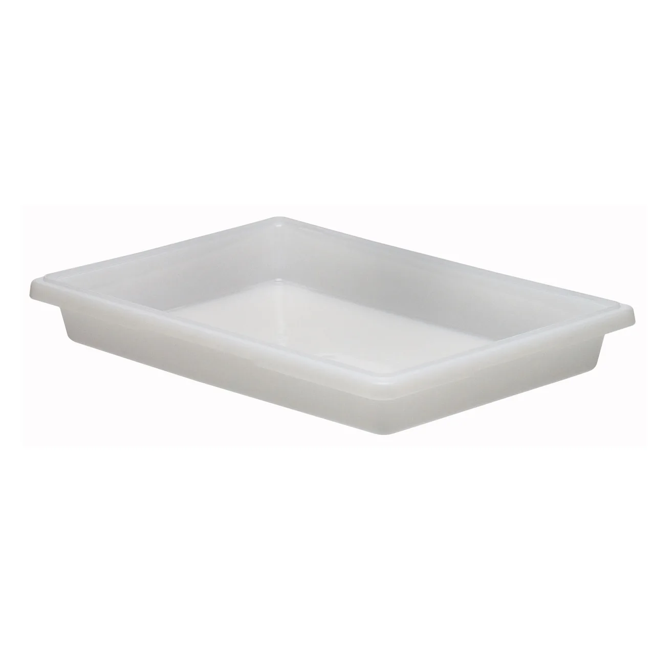 Cambro 18263P148 Food Storage Box, 5‑Gal 18" x 26" x 3½" Polyethylene, Natural White, NSF