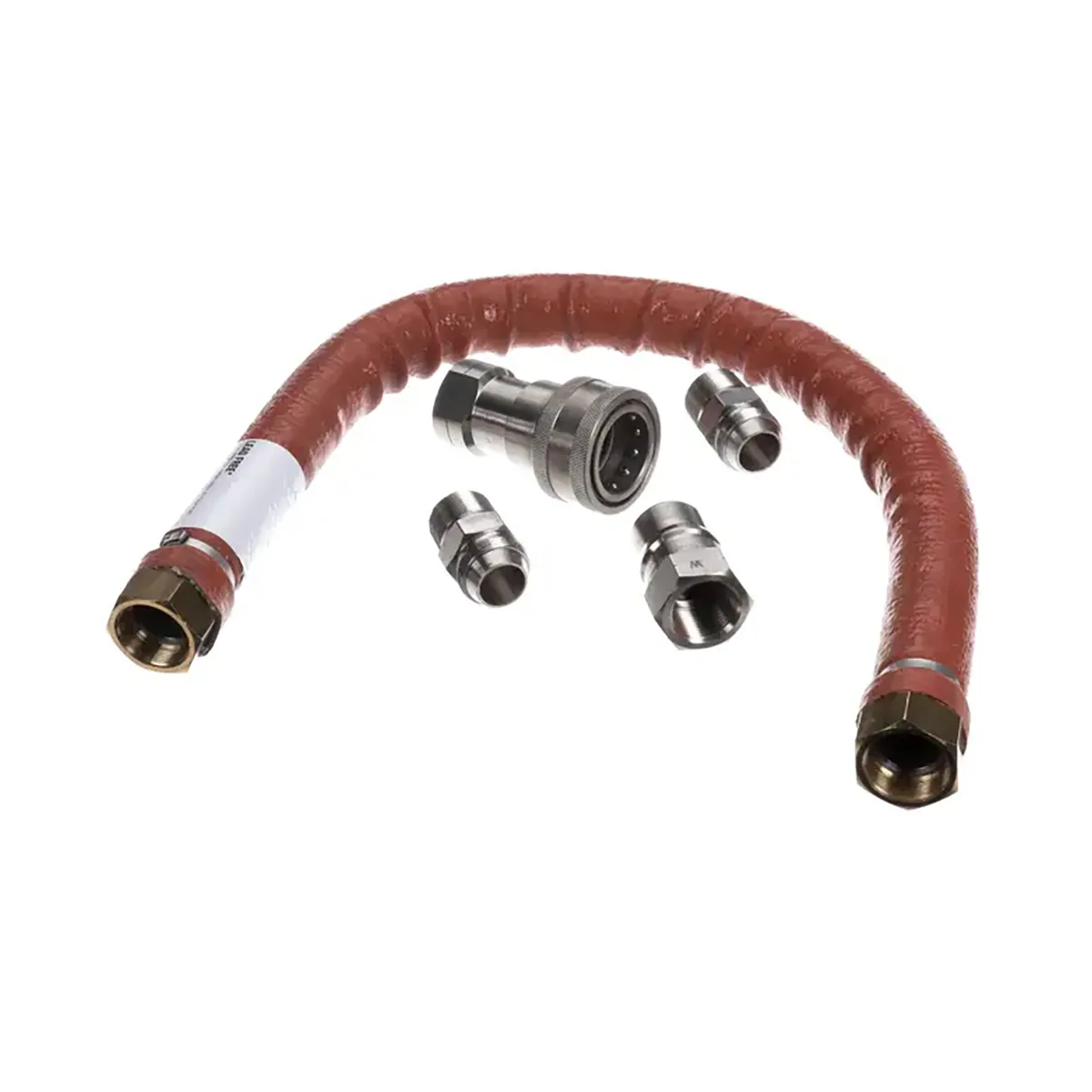 Dormont H100BIP2Q36 36" Safety System Steam Connector Hose with Quick Disconnect, 1" Diameter