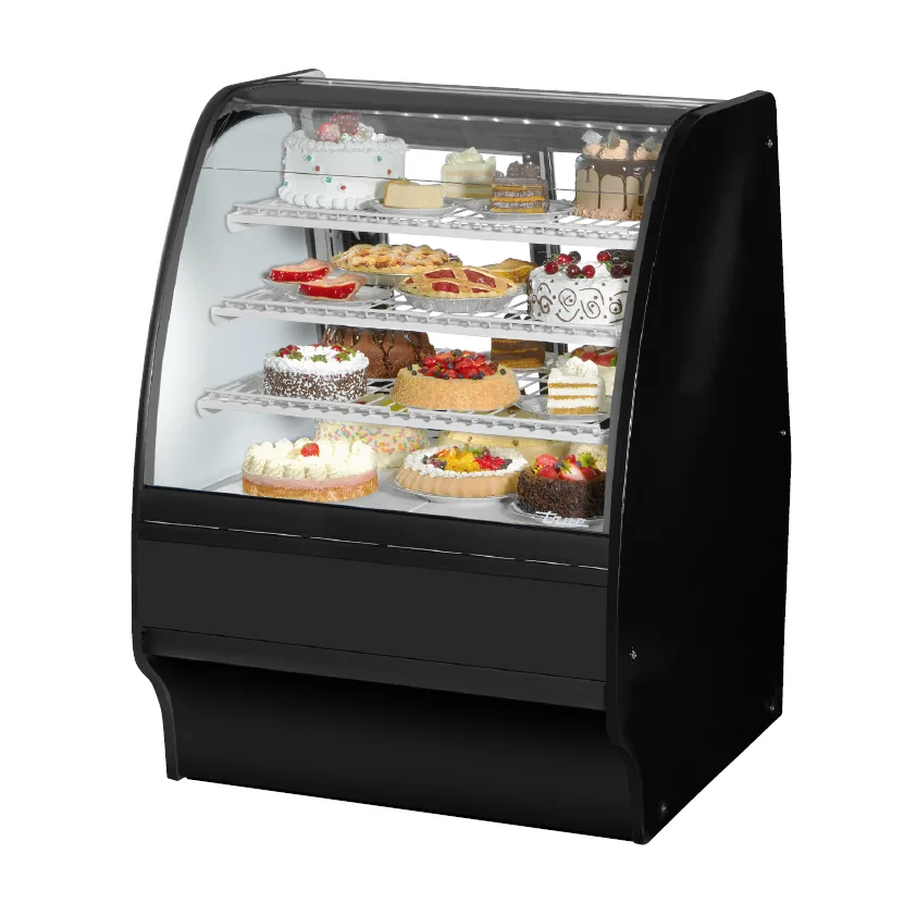 True TGM-R-36-SC/SC-S-S 36" Refrigerated Bakery Display Case, Stainless Steel