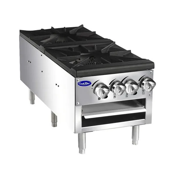 Atosa USA ATSP-18-2L CookRite Low Stock Pot Stove, 2 Burners