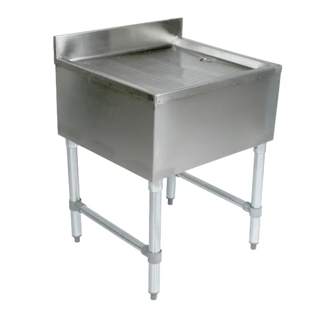 John Boos UBDB-1812 Slim-Line Underbar Drainboard, Freestanding