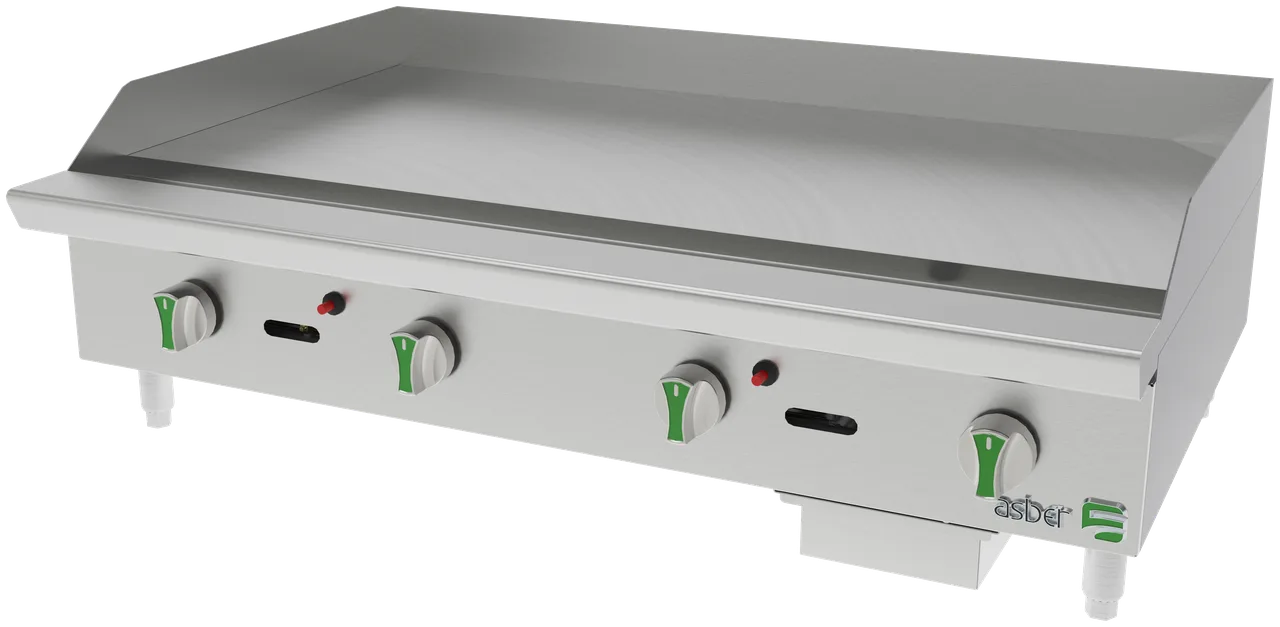 Asber AETG 48 EM Countertop Gas Griddle / Hotplate