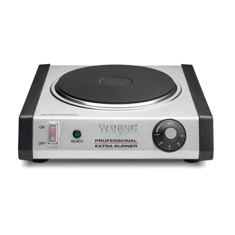 Waring WEB300 11" Electric Countertop Hotplate w/ (1) Solid Burner, Thermostatic Controls, 1.3 kW, 120v