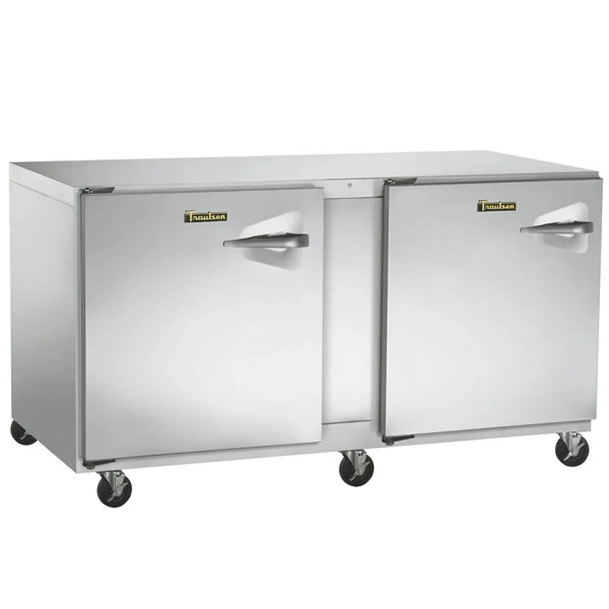 Traulsen UHT72-LL-SB 72" 2-Door Undercounter Refrigerator, Stainless Steel, Front-Breathing, 17.5 cu ft