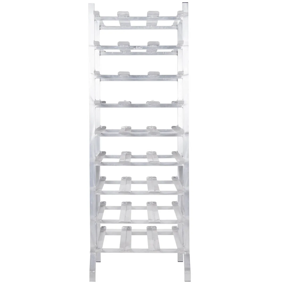 Winholt CR-162M Full Size Aluminum Mobile Can Storage Rack with 162 #10 or 216 #5 Cans Capacity