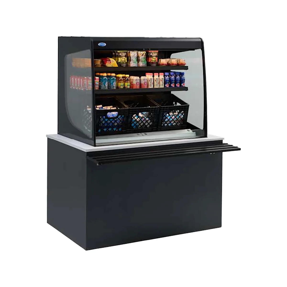 Federal Industries VRSS6060C-SLD 60" Vision Series Refrigerated Slide-In Counter Display Cases