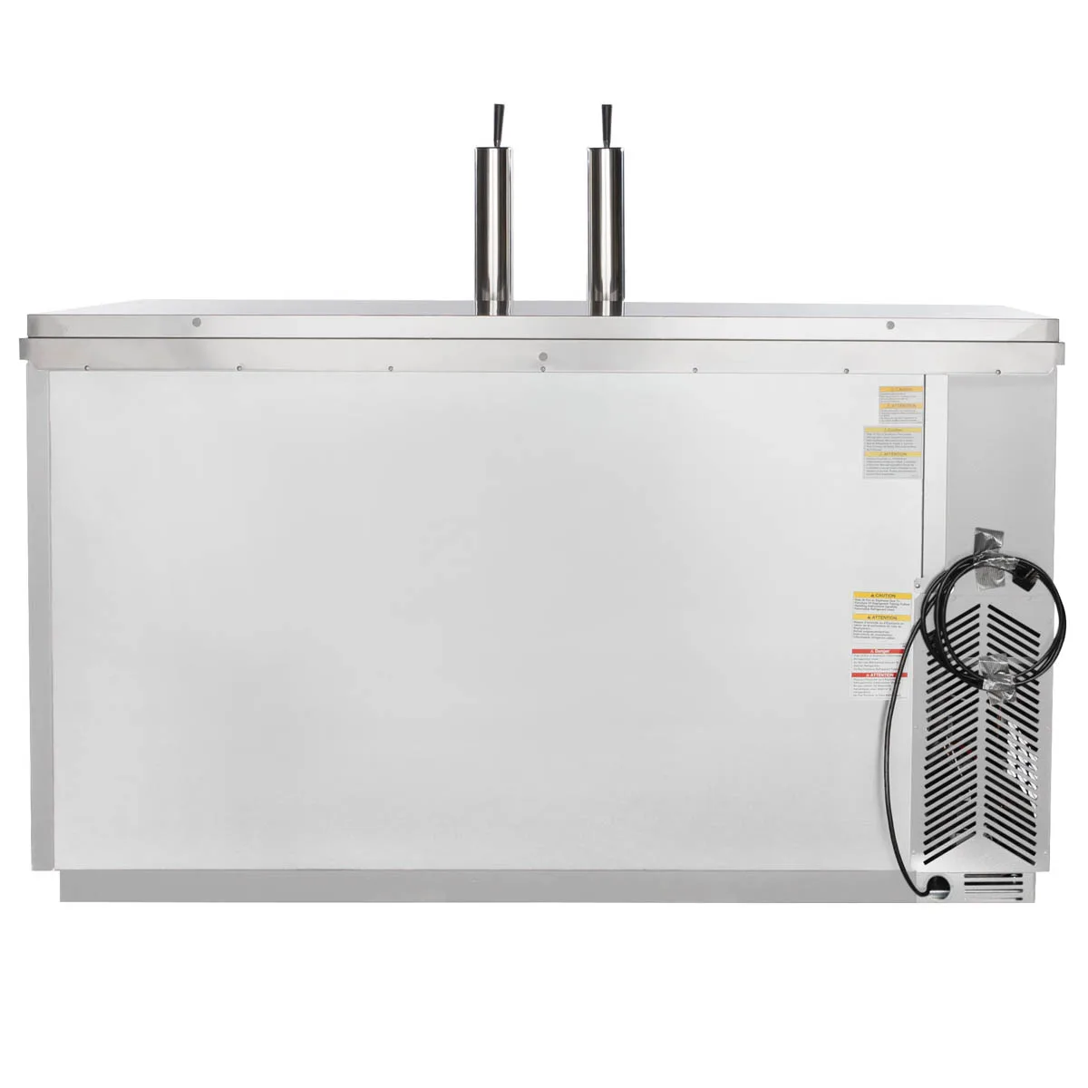 Beverage Air DD68HC-1-C-S 69" Draft Beer Cooler w/ 3 Kegs, 25.93 cu. ft., 2 Single-Tap Towers