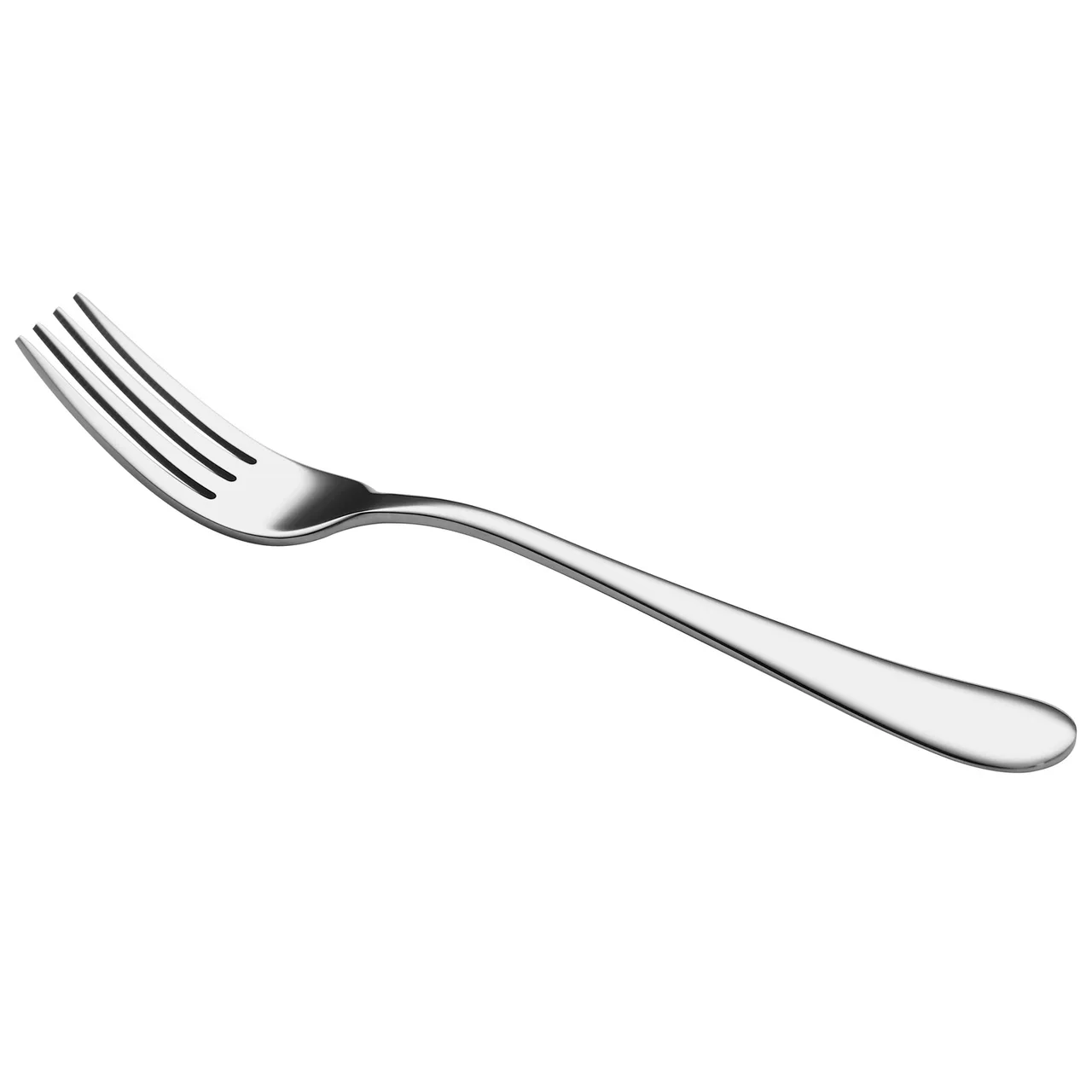 CAC China 8003-05 Noble Dinner Fork, 7-1/8" Length, Extra Heavy, 18/8 Stainless Steel - 1 Dozen