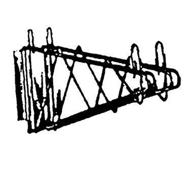 Klinger's Trading SDCHROME-14 Chrome Plated Double Wall Shelf Bracket, 14" Deep