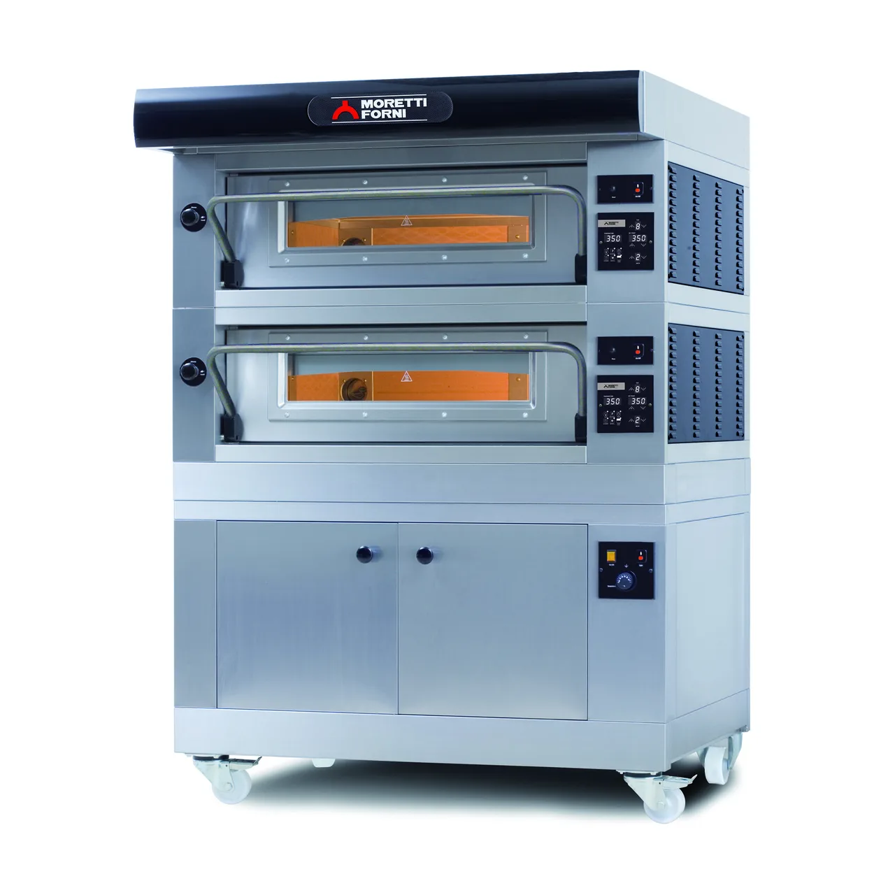 Moretti Forni AMALFI C2 52" Electric Pizza Oven, 2-Deck Brick, Top/Bottom Heat, 21kW, 208/240V