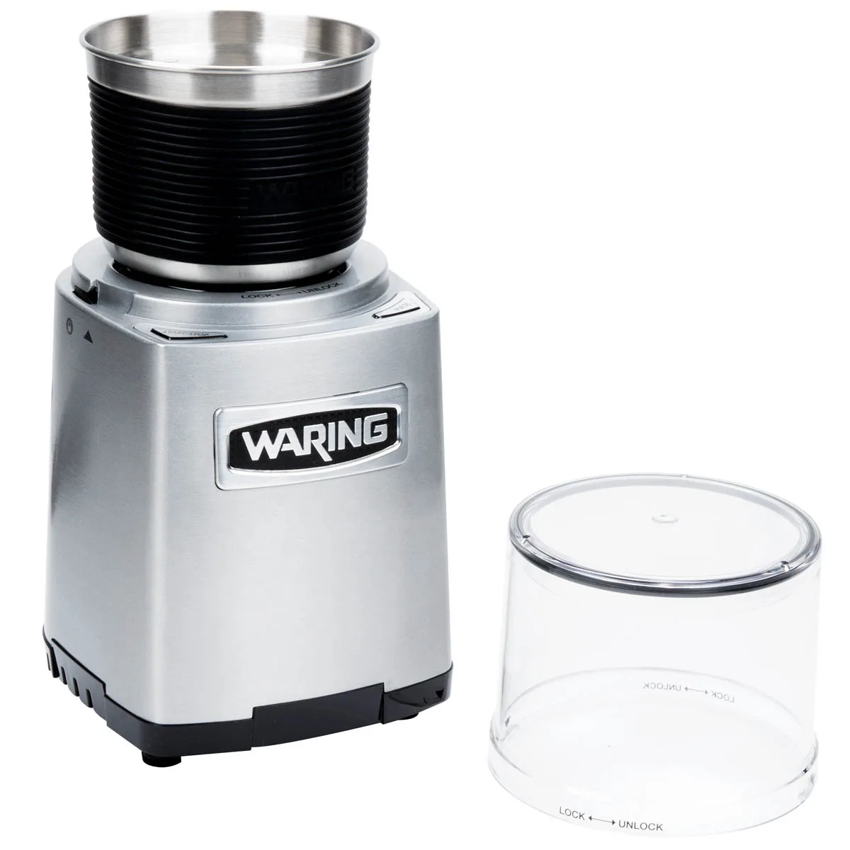 Waring WSG60 Commercial Spice Grinder, 3-Cup, 6-1/2"W X 8-1/2"D X 11-1/2"H, Pulse Function