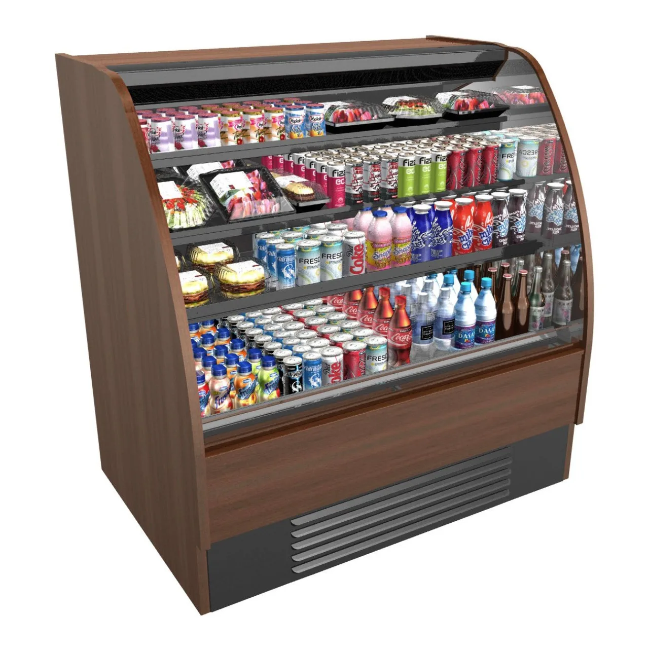 Structural Concepts HMO3953R 38" Harmony® Self-Service Refrigerated Open Air Merchandiser