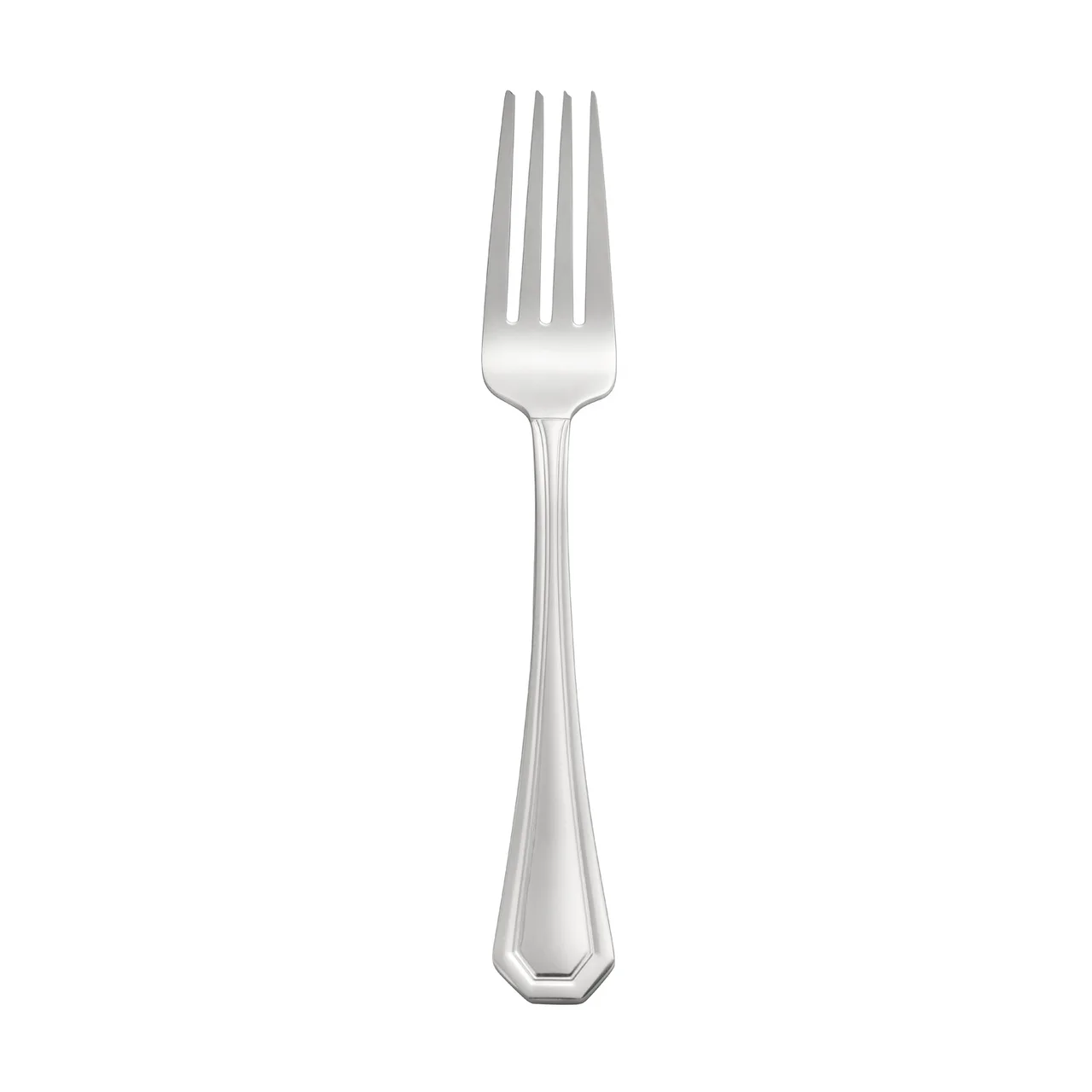CAC China 8006-11 Lux Table Fork, 8-1/4" Extra Heavy, 18/8 Stainless Steel, 7-8" Length - 1 Dozen