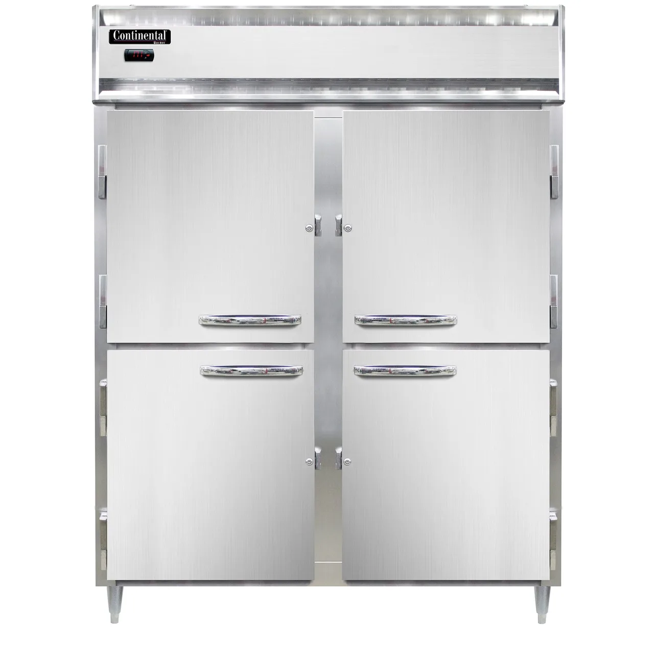 Continental Refrigerator DL2WE-SA-HD 2-Section Heated Holding Cabinet, 52 cu. ft., Stainless Steel, Solid Door