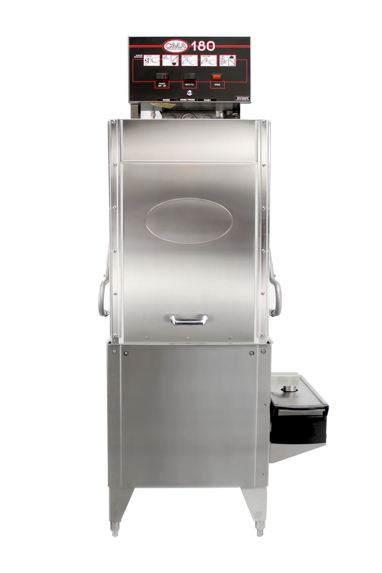 CMA Dishmachines 180-S Door Type Dishwasher, 60 Racks/Hour