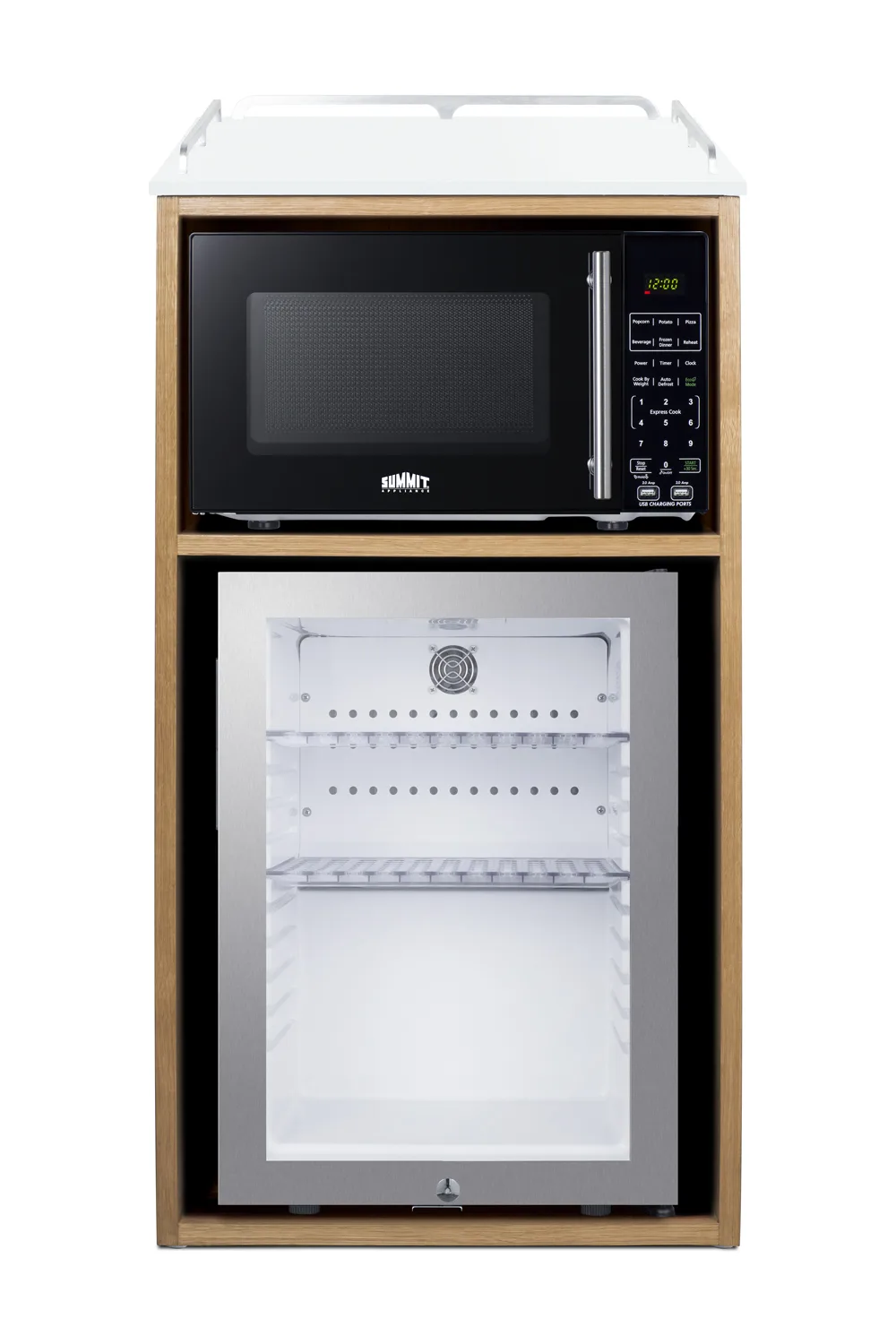 Summit QCSMW1OAK Kitchenette