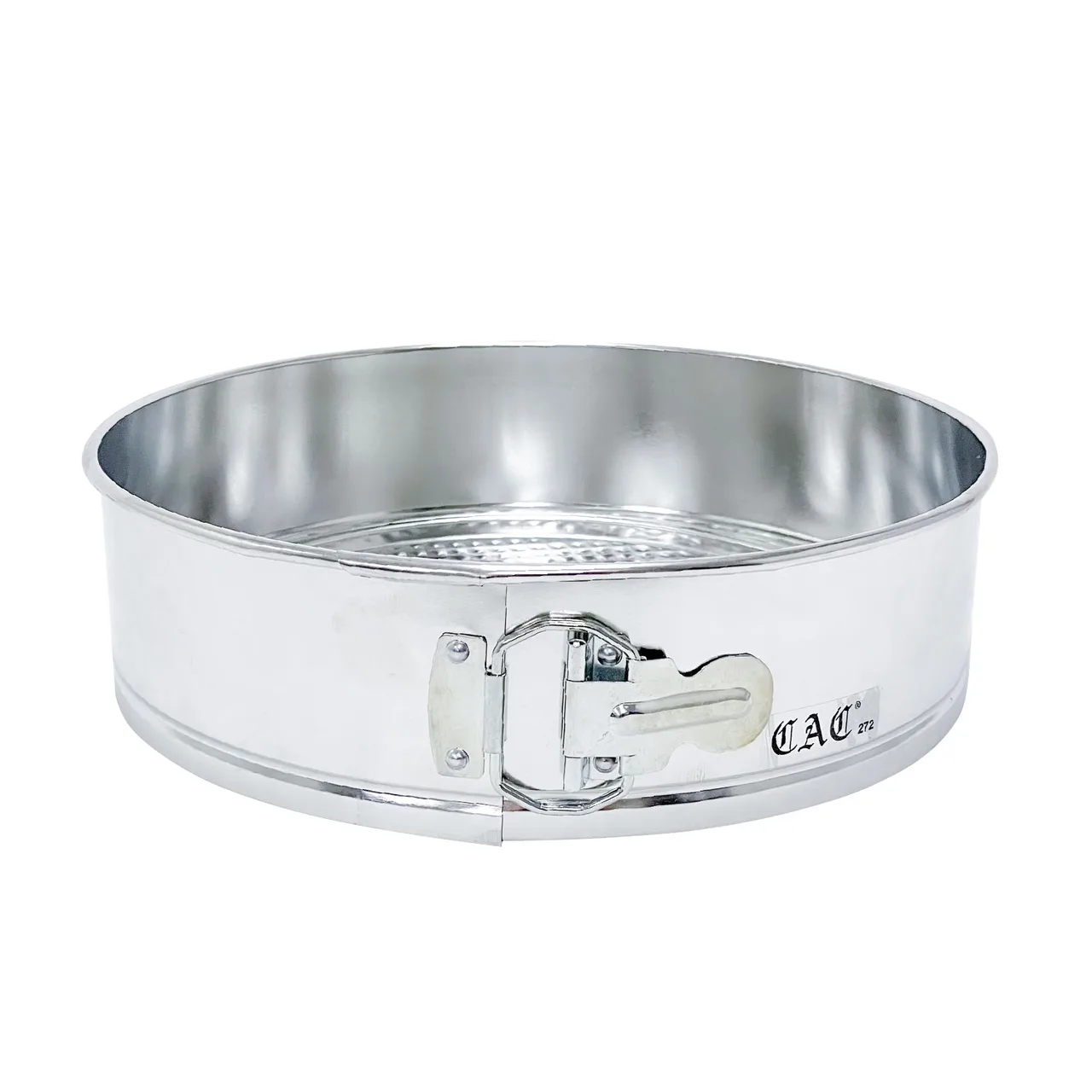 CAC China TNSP-103 Springform Pan, 10" dia. x 3"H, Round, Tin, Removable Bottom