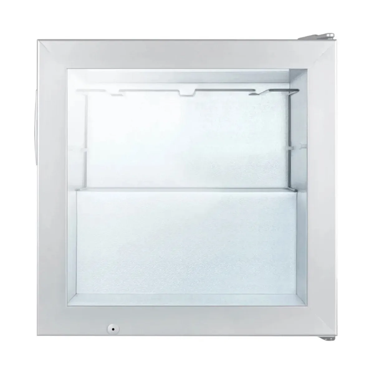 Summit SCFU386VK 24" Glass Froster, 2.0 cu ft, Stainless Steel, Swing Door, Wire Shelves, R134a, 115V