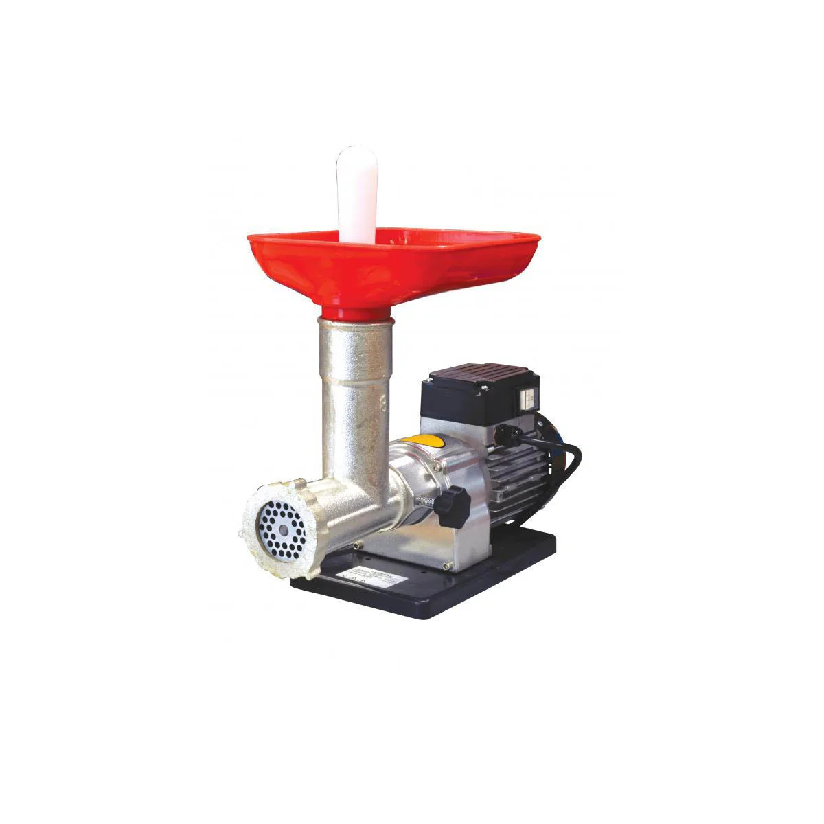Omcan USA 11029 Countertop Electric Meat Grinder, #8 Hub, 0.45 HP, 370W, 150 RPM, Aluminum, 3/16" Plate, Made in Italy