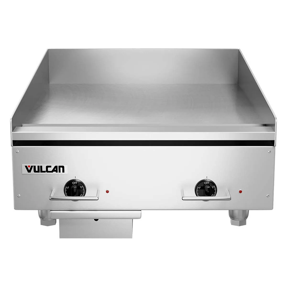 Vulcan HEG24E 24" Countertop Electric Griddle with 24" x 24" Surface, 1/2" Steel Plate, Thermostatic Controls