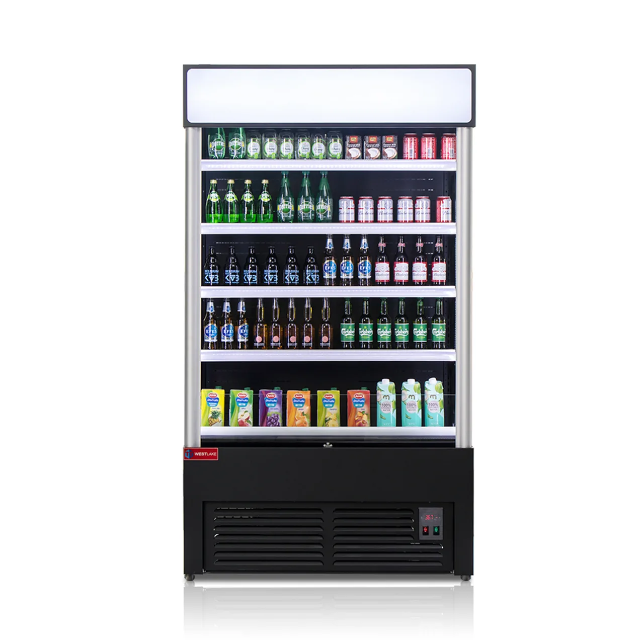Westlake LD3-2Z-C3 Merchandiser Refrigerator, 34 cu ft, Steel, 45.7" Wide, R290, LED Light