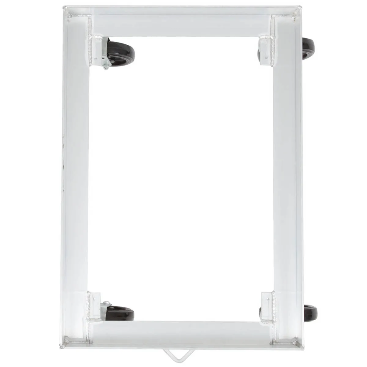 Lakeside 620 Aluminum Sheet Pan Dolly, Single Stack, 500 lb, 5" Swivel Casters, NSF