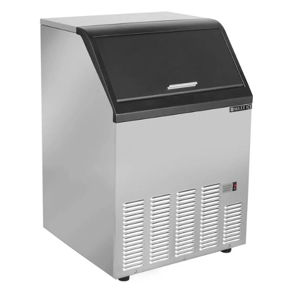 Maxx Ice MIM125H 22" Air Cooled Half Cube 125 lb Undercounter Ice Machine with 35 lb Bin