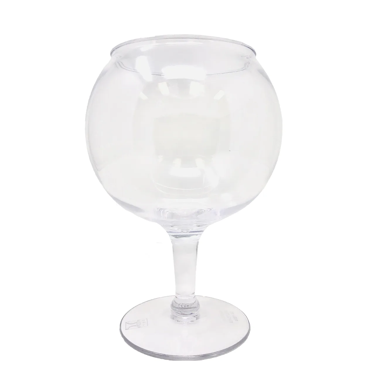 GET SW-1550-CL Schooner Goblet, 53 Oz Clear Polycarbonate, 6" Dia x 8.5" H, NSF - Dozen