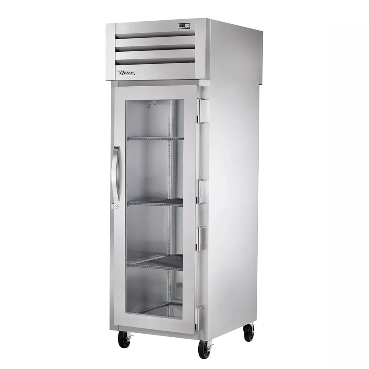 True STA1HPT-1G-1S "Full Height" 1-Section 2-Door Heated Holding Cabinet, Glass & Stainless Steel Doors, 208-230V