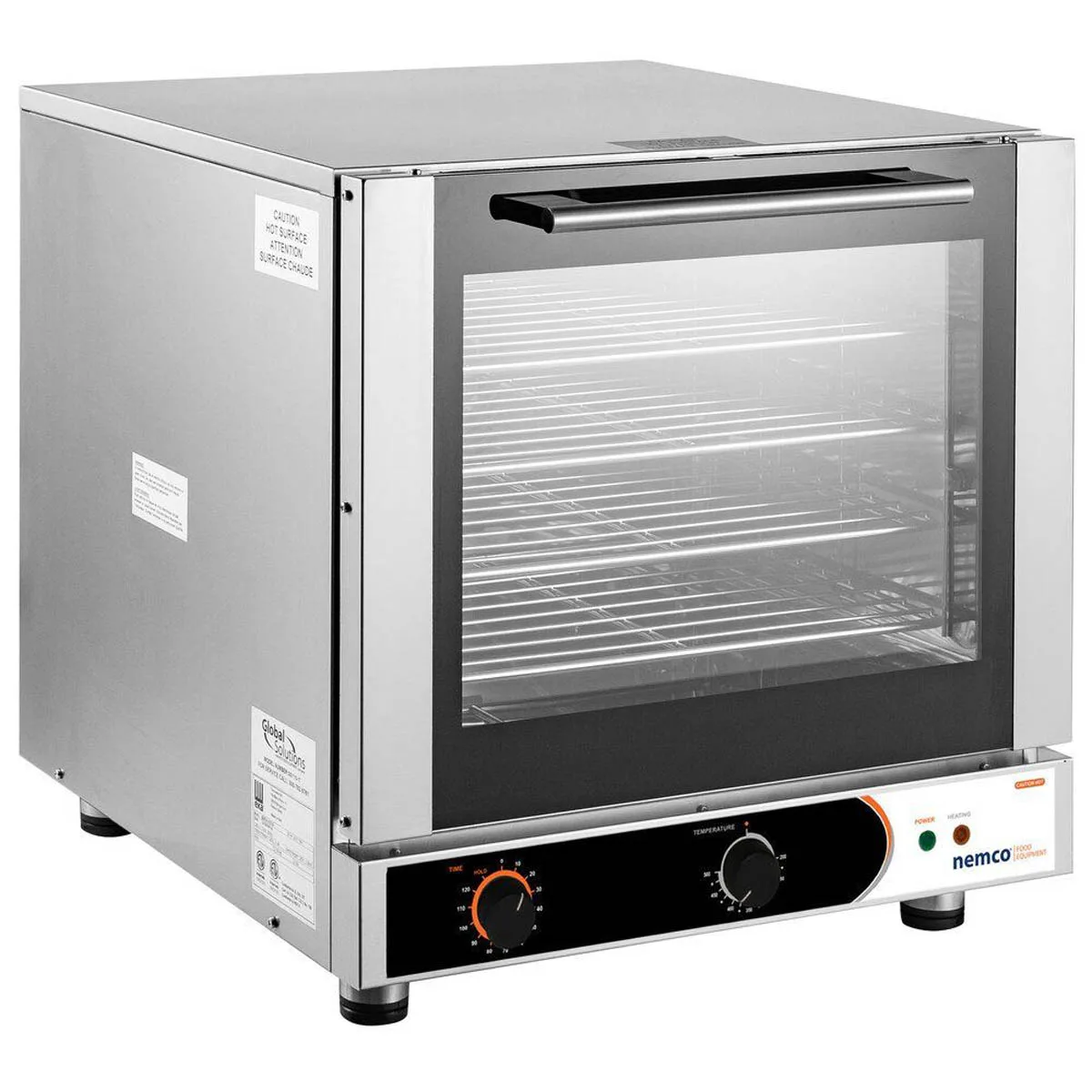 Nemco 6225-17 Half-Size Electric Convection Oven w/ Manual Controls, Single Deck