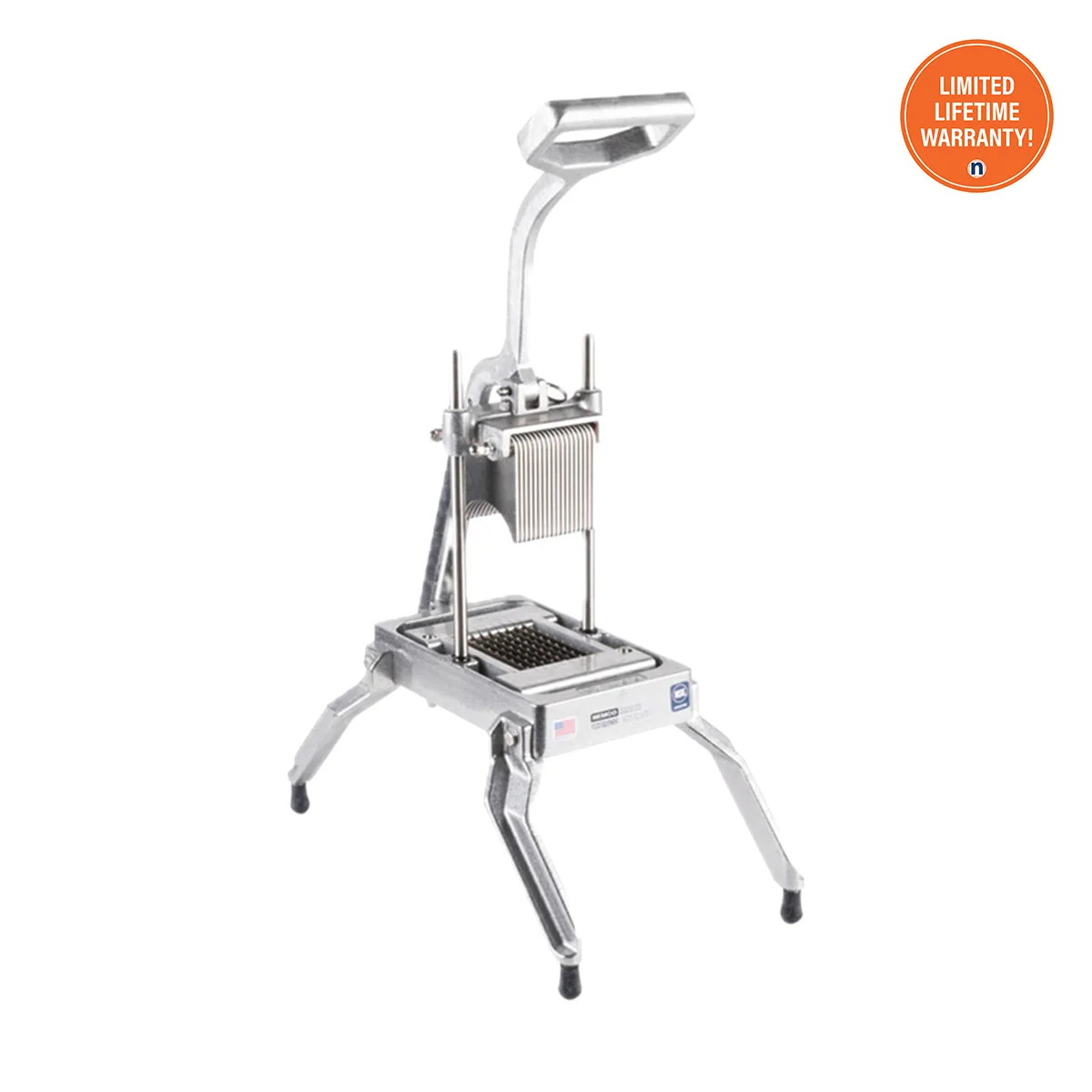 Nemco 56750-1 Easy Onion Slicer II™ – 3/16" Slice, 10" Width, Aluminum & Stainless Steel, 4" Onion Capacity