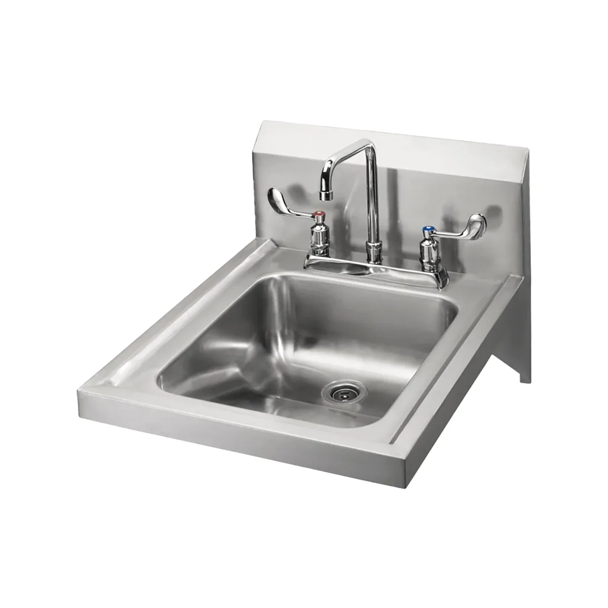 Krowne HS-53 20" Wall Mounted Hand Sink with Wrist Faucet