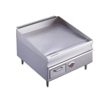 Wells 2424G-NAT 24" Countertop Natural Gas Griddle, Snap-Action Thermostat, 50,000 BTU