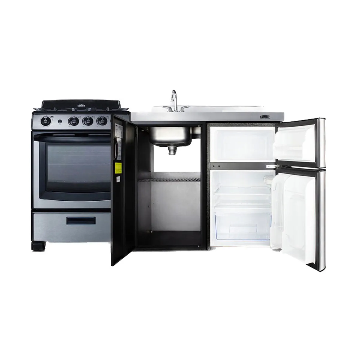 Summit ACK63GASBSS All-In-One Combination Kitchenette