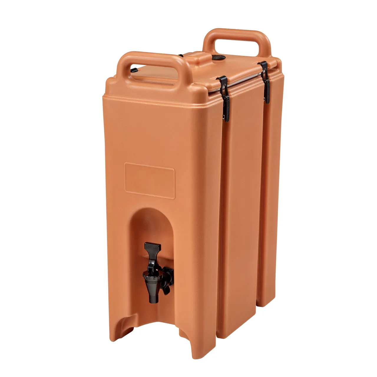 Cambro 500LCD157 Camtainer Beverage Carrier – 4‑3/4‑Gal Plastic, Coffee Beige 9"W×16½"D×24¼"H NSF