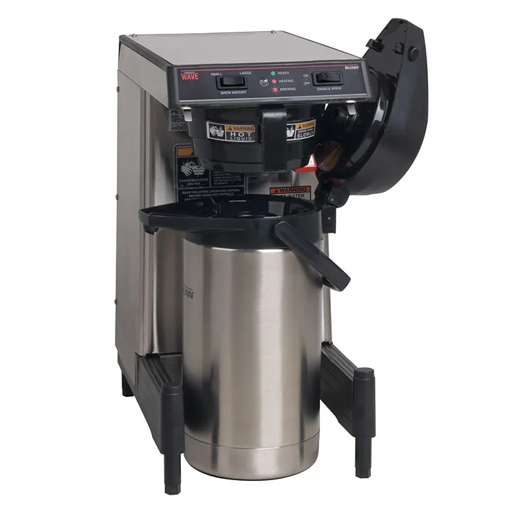 BUNN 39900.0006 SmartWave® Low Profile Wide Base Automatic Coffee Brewer,64.6 oz Cap - 1350 W / 120V
