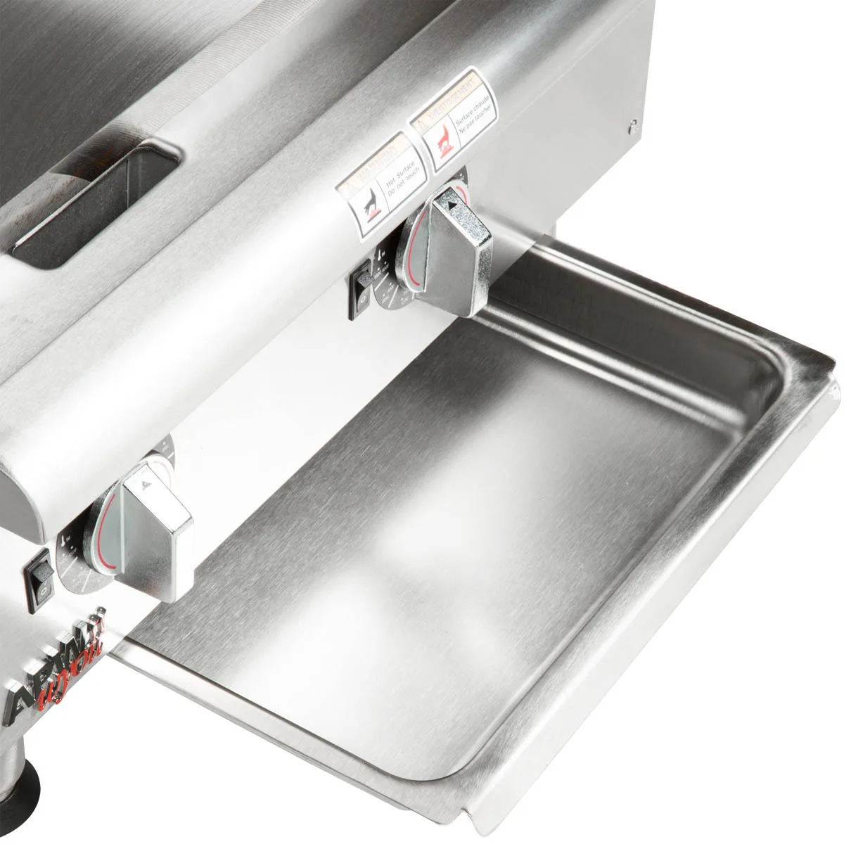 APW Wyott EG-24S Countertop Electric Griddle with 24" x 19.5" Surface, Thermostatic Controls, 208/240v 