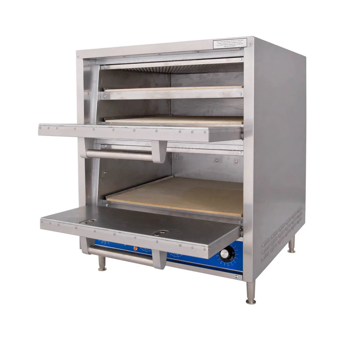 Bakers Pride P46-BL 26" Electric Countertop Pizza Bake Oven w/ 2 Decks, Thermostatic Controls