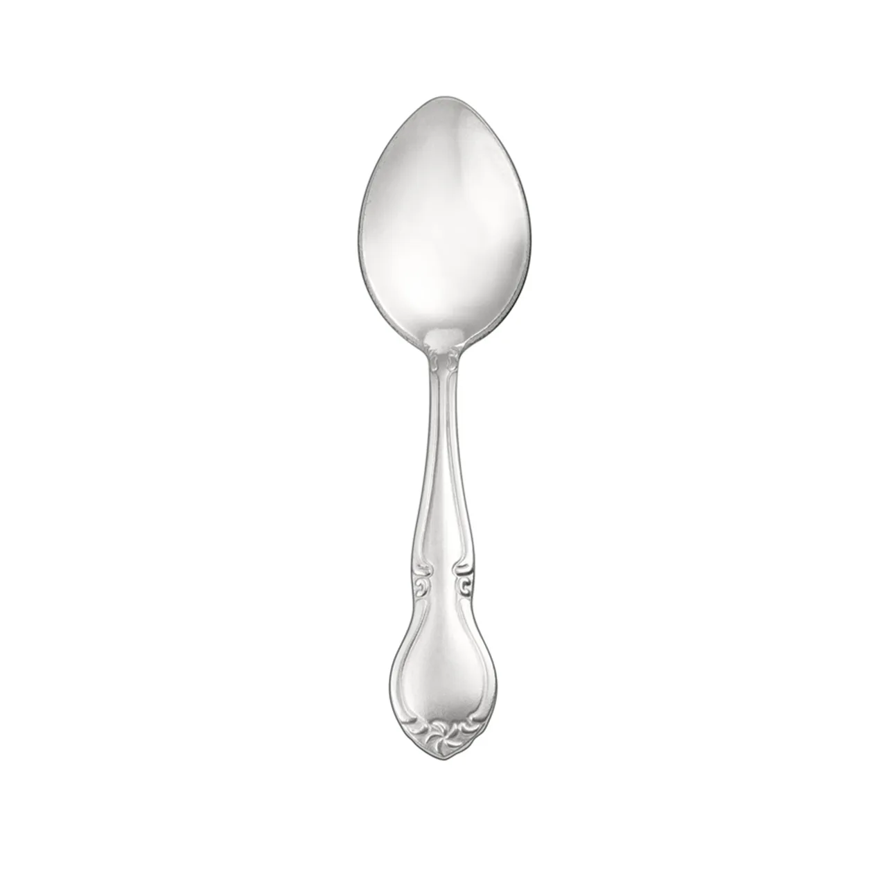 CAC China 2003-09 Demitasse Spoon, 4½" Length, 18/0 Stainless Steel - 1 Dozen